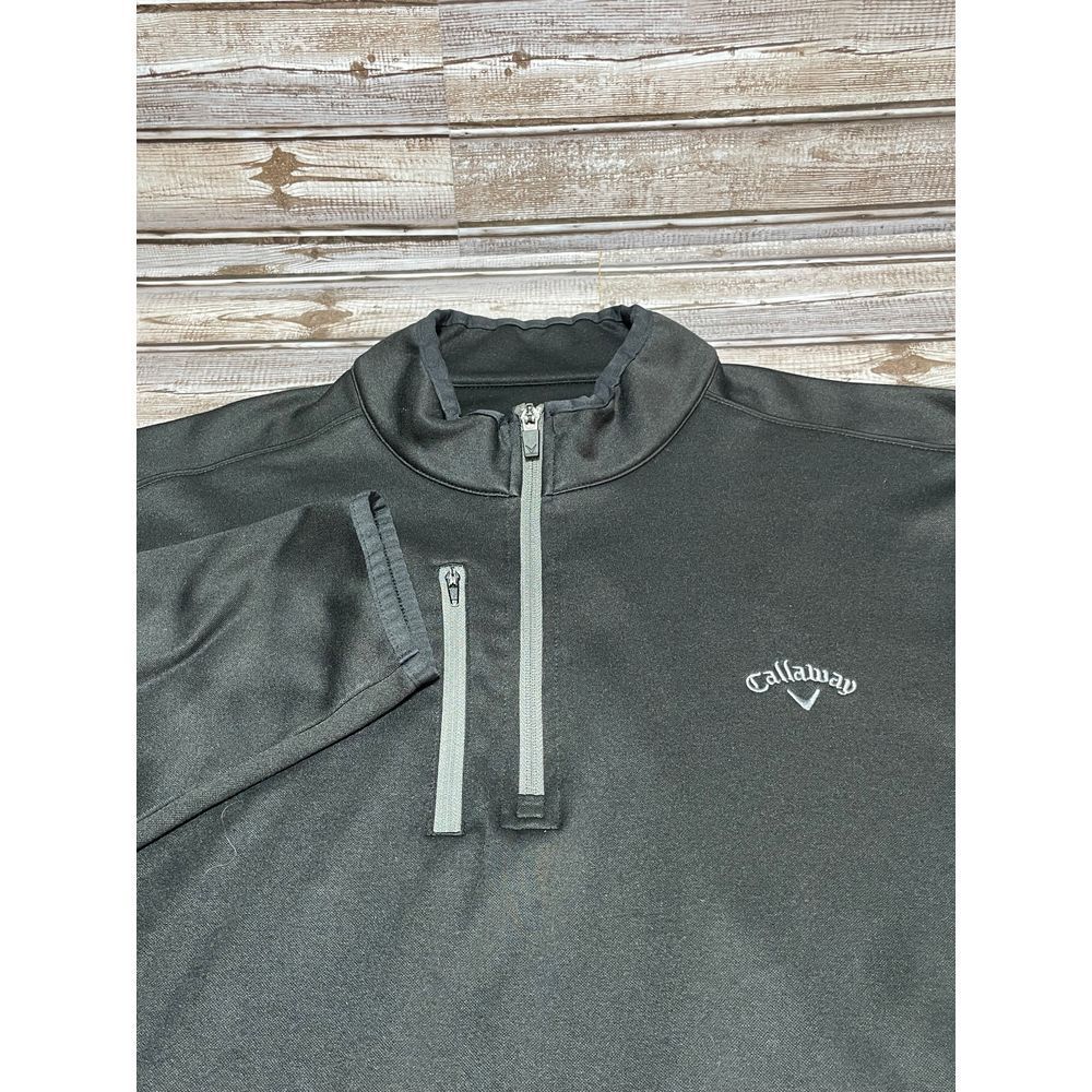 Callaway Golf Men's 1/4 Zip Black‎ XXL See Pictures For Condition